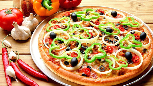 salad pizza